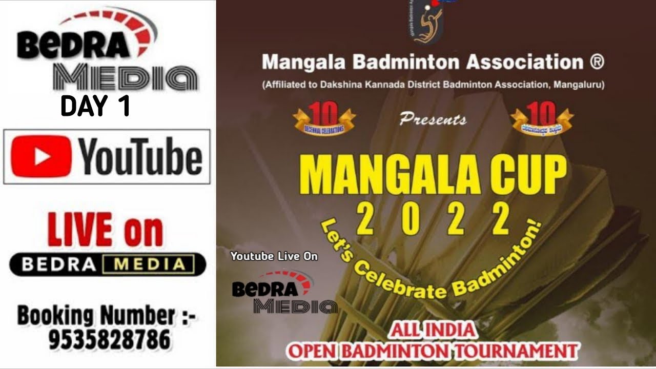 MANGALA BADMINTON ASSOCIATION MANGALA CUP 2022 CORT-4 US MALLYA STADIUM DAY -3