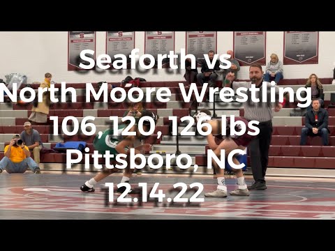 Seaforth high school vs North Moore high school wrestling 106, 120, 126 lbs - 12.14.22