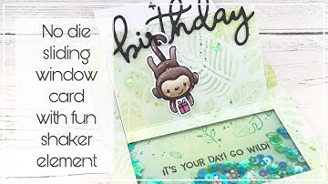 Hidden Shaker Element with DIY Slider Surprise Window | Interactive Card