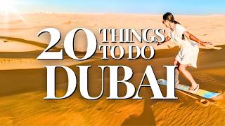 Travel vlog - Top 20 Things To Do Dubai UAE 2024 🇦🇪 - Travel Guide