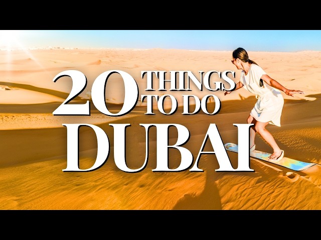 Travel vlog - Top 20 Things To Do Dubai UAE 2024 🇦🇪 - Travel Guide