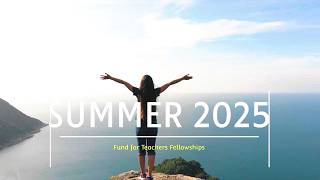 MHJF & FFT Summer 2025 Fellowships - EXTENDED  VERSION