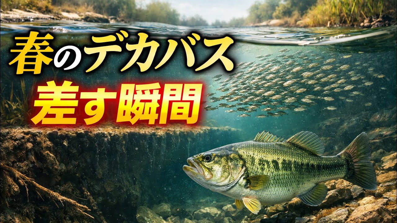 春のデカバスが差すタイミング。｜Bass Lab Story #44