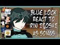 ⚽️💯🎶 | | BLUE LOCK react to RIN as SONGS | | ALL PARTS | | 2X SPEED | | 🇧🇷🇺🇸