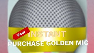 HOW TO PURCHASE GOLDEN MIC || RESTORE GOLDEN MIC || screenshot 1