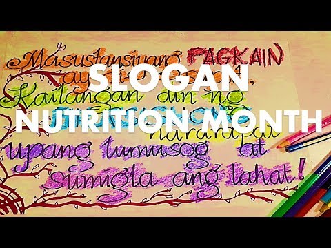 Video: Ano ang ilang magagandang slogan sa pagkain?