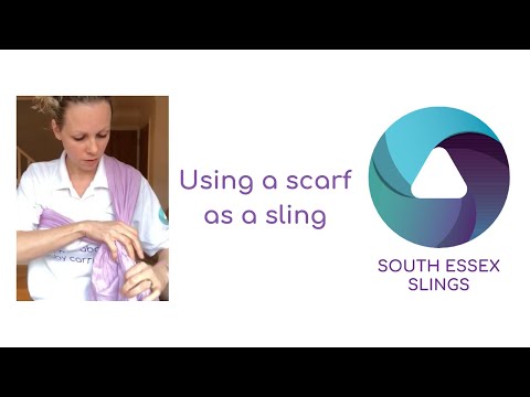 ვიდეო: როგორ აცვიათ Sling Scarf