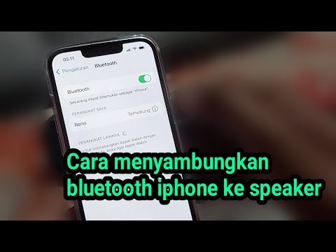 Cara menyambungkan bluetooth iphone ke speaker