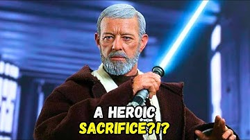 Why Obi Wan Let Darth Vader Kill Him