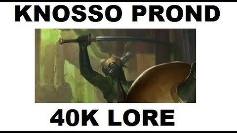 Knosso Prond - Elucidian Starstriders - Warhammer 40K Lore and Background