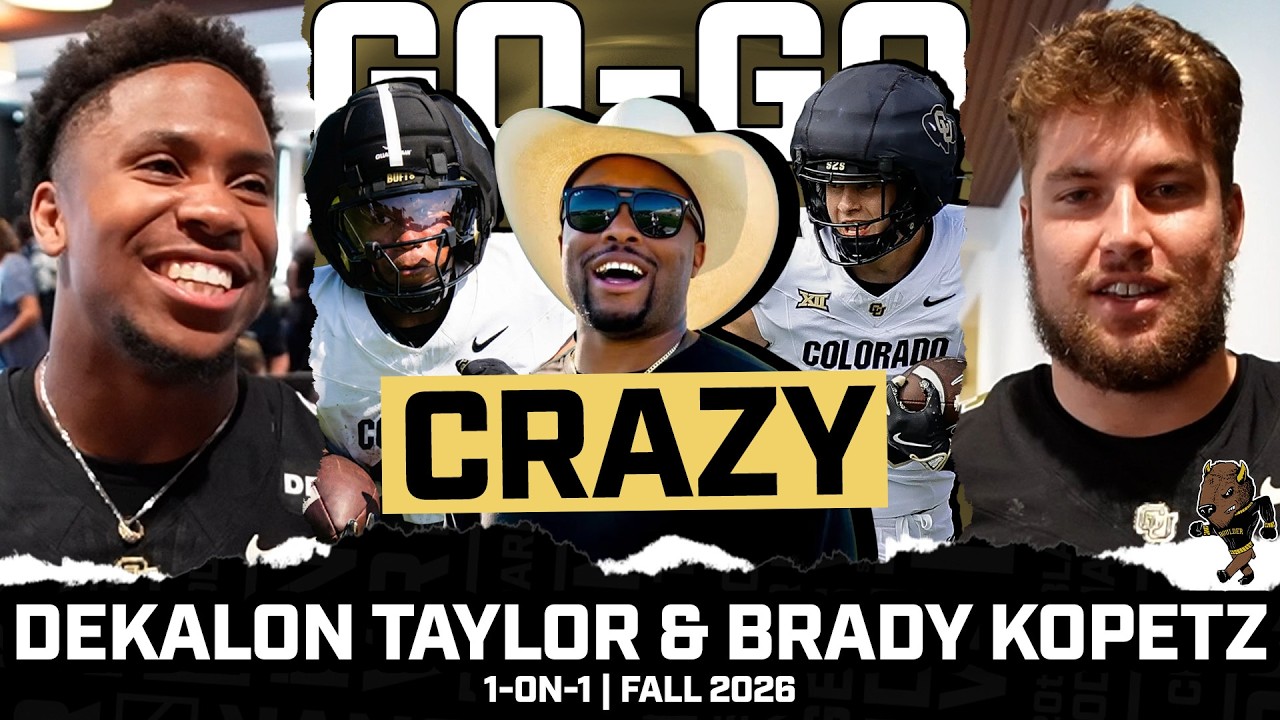 DeKalon Taylor & Brady Kopetz on Why Colorado's Offense Will Be CRAZY in 2026 + More | Buffs 1-on-1s
