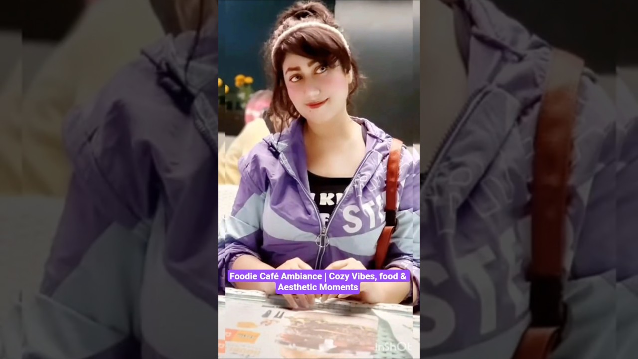 Foodie Café Ambiance | Cozy Vibes, yummy food & Aesthetic Moments