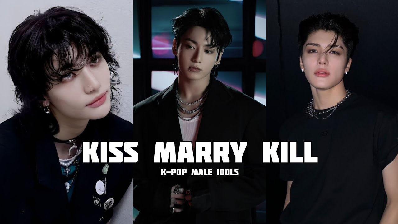 KISS MARRY KILL | KPOP MALE IDOLS EDITION | SKZ, BTS, ENHYPEN, ATEEZ, TXT, SVT..