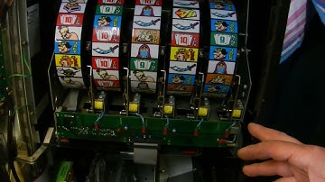 Aristocrat Mircostar 5 Reel   Amusement  Video Slot Machine  Repair  part 1