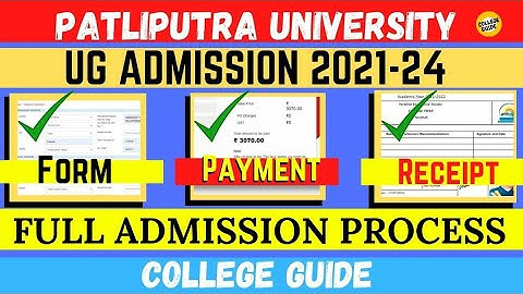 admission process |full process step by step|registration |payment process|ug 2021-24 COLLEGE GUIDE