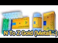 N To Z Gold Metallic N To Z Gold Metallic