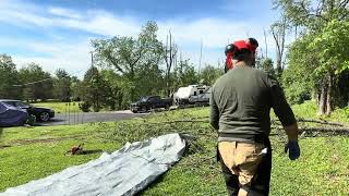 New Mic Test | Chainsaw, Mulch & Random Thoughts