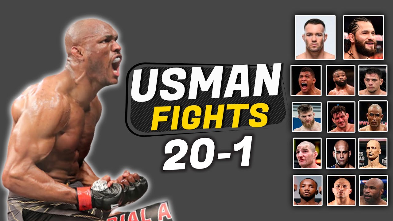 Kamaru Usman Streak 20-1 Tribute By TopNewsage