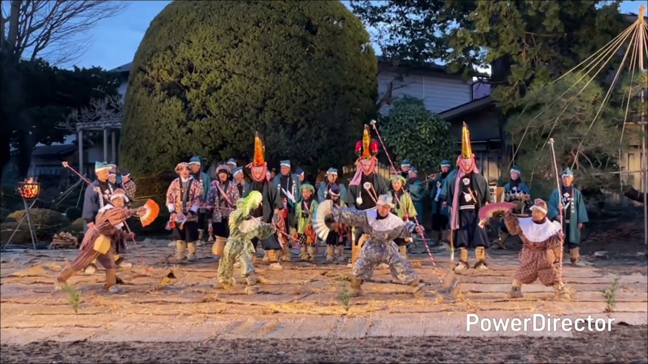 横町えんぶり組 2026 お庭えんぶり 1回目