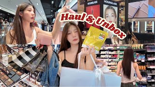 Mini Vlog + Hual&Unbox📦💖เปิดถุงช้อปปิ้ง อัปเดตเสื้อผ้า,เครื่องสำอางที่ซื้อ✨| Withnami
