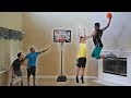 CRAZY HOUSE 2 V 2 MINI NBA BASKETBALL!