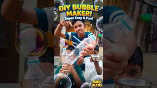 DIY Bubble maker!!😍 | Day 2 of vlogging siries #minivlog #vlog #shorts