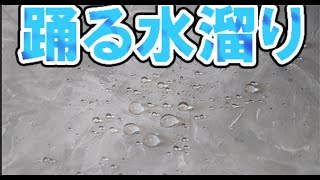 踊る水溜り作ったら心も踊った