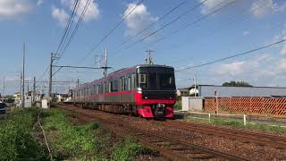 名鉄3150系 3172F 試運転 上丸渕駅発車