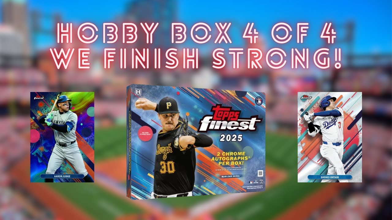 2025 Topps Finest Hobby: Last box... Legend Auto, Huge Pearl /30 and of course tons of color!