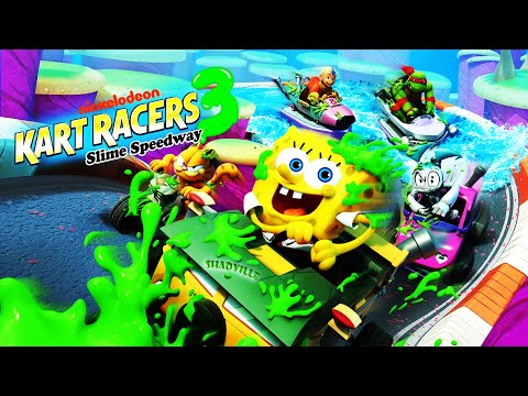 Мультсериальные гонки ☀ Nickelodeon Kart Racers 3: Slime Speedway Прохождение игры