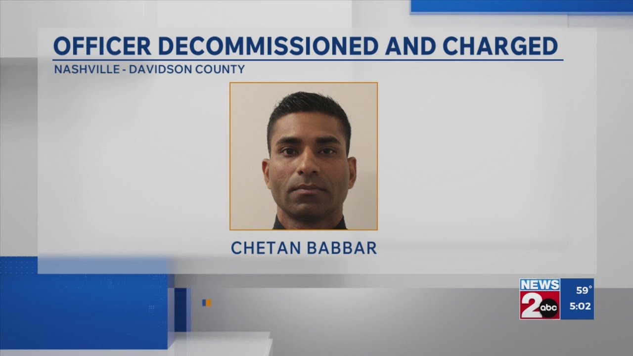 MNPD officer decommissioned and charged - YouTube