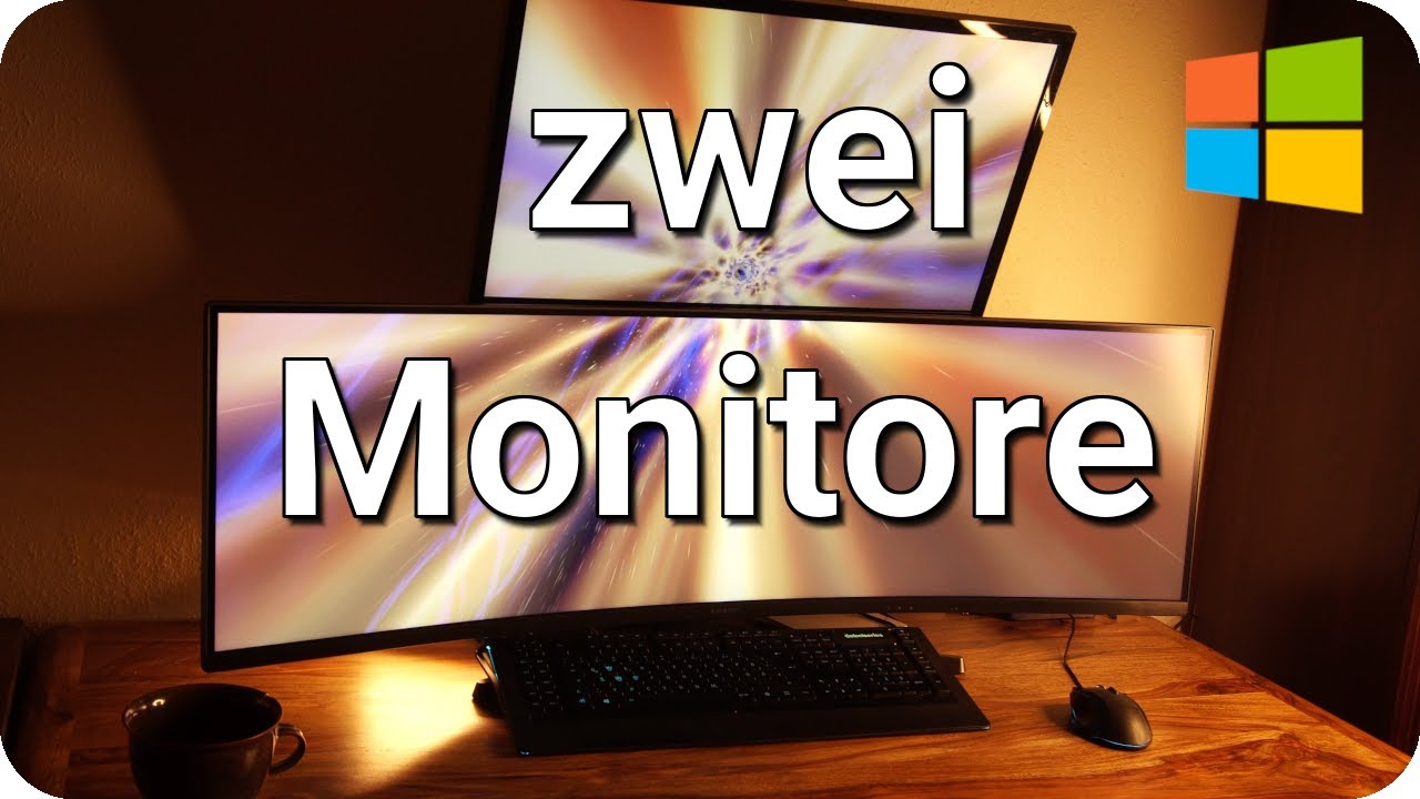 Update Zwei Bildschirme einrichten, Mehrere Monitore an einem PC anschließen