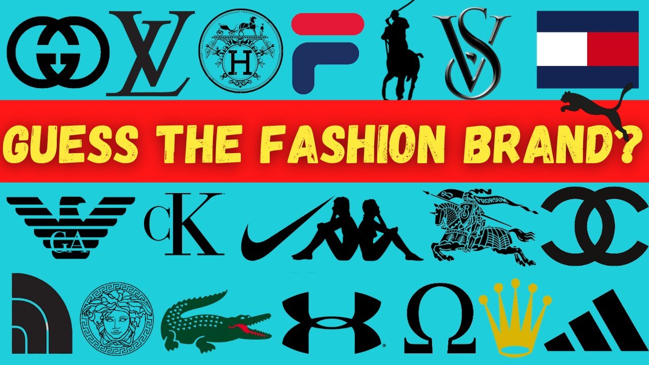 Guess the Fashion Brands ? || Guess the Fashion brands by logo ? - YouTube