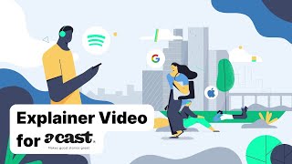 Best Animated Explainer Video for Podcast Platform | Acast | Vidico