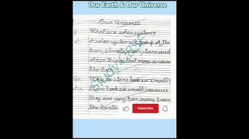 Our Earth & Our Universe|| Class 2|| EVS ||Study CBSE #earth #universe #shorts