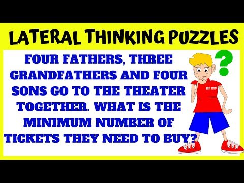 LATERAL THINKING EXERCISES AND ANSWERS