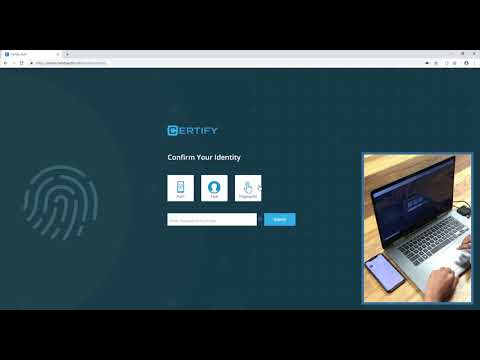 Certify Login with Fingerprint