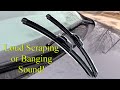 Windshield Wipers Making loud scraping or banging sounds! How to fix!