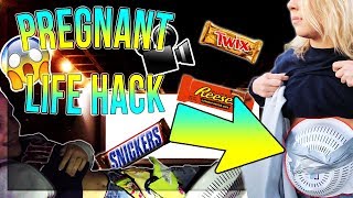 HOW to SNEAK any FOOD into the MOVIES PART TWO! (PREGNANT LIFE HACK)