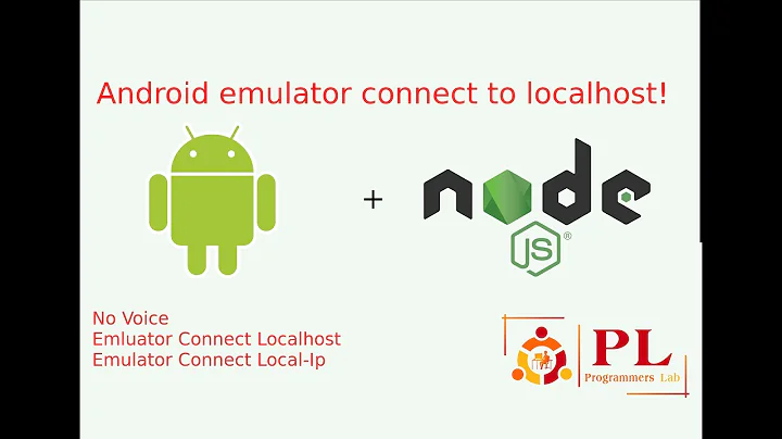 Android emulator connect to localhost!