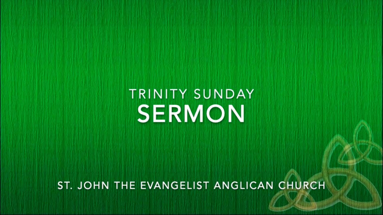 Sermon: Trinity Sunday - YouTube