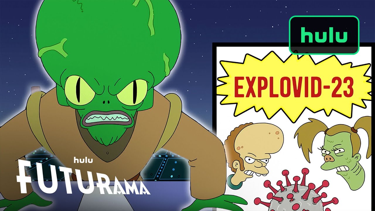 Drawlines Misfits: A New Virus | Futurama New Season Episode 7 | Opening Scene | Hulu