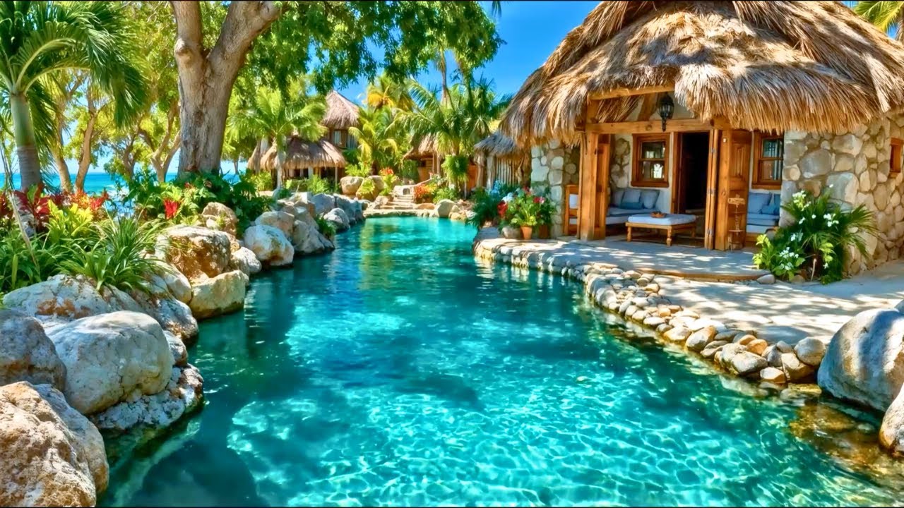 February Tropical Escape 🌴 Smooth Bossa Nova & Calm Beach Jazz Vibes