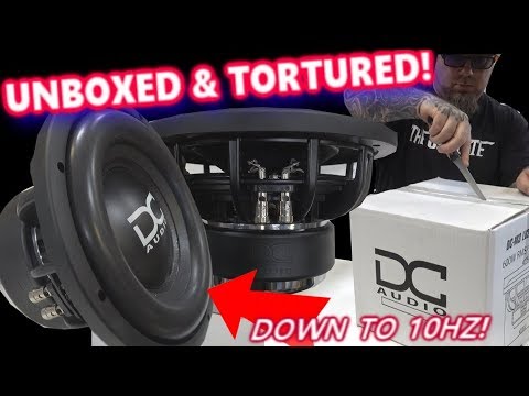 Unboxed &amp; Tortured! (2) DC Audio Level 2 10&quot; Subwoofers Flexing HARD Down to 10HZ!