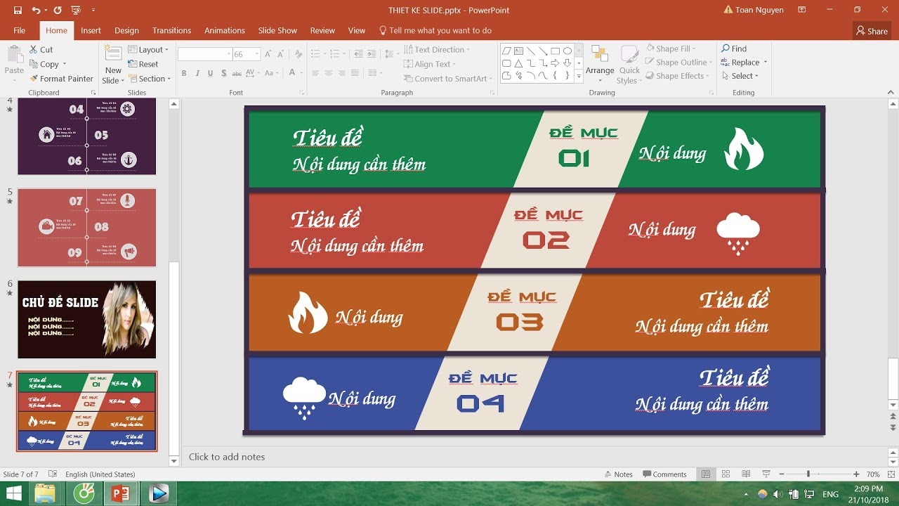 Học powerpoint 2016 | Cách thiết kế giúp Slide chuyên nghiệp hơn – Hướng dẫn Powerpoint 2016 cơ bản