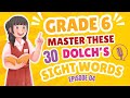 Grade 6 Dolch's Sight Words | Practice Reading