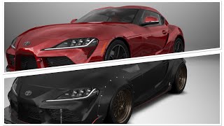 Building a Widebody Toyota Supra (3DTuning)