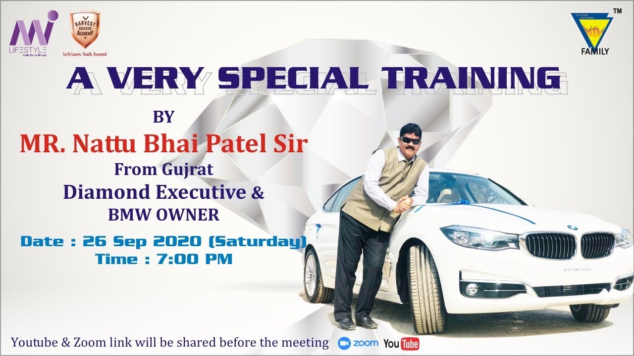A Very Special Training By Diamond Executive Bmw Owner Mr Nattu Bhai Patel Sir Youtube