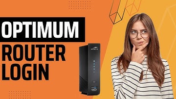 Optimum Router Login