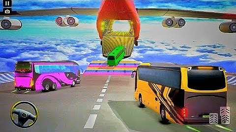 Impossible Mega Ramp Bus Stunt Driving Simulator Android | Amazing Bus Driving Android Gameplay💖💖💖💖💖